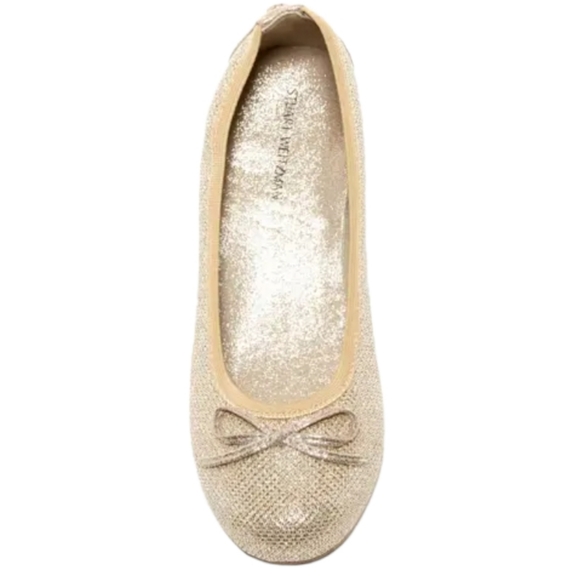 STUART WEITZMAN Girl's Fannie Bow Ballerin… - Picture 3 of 10
